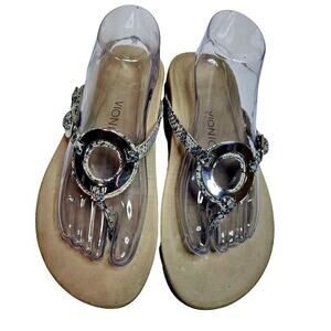 Vionic Karina Slipon Sz9. Snakeskin Pattern. Arch support. Beach. Stylish. Comfy